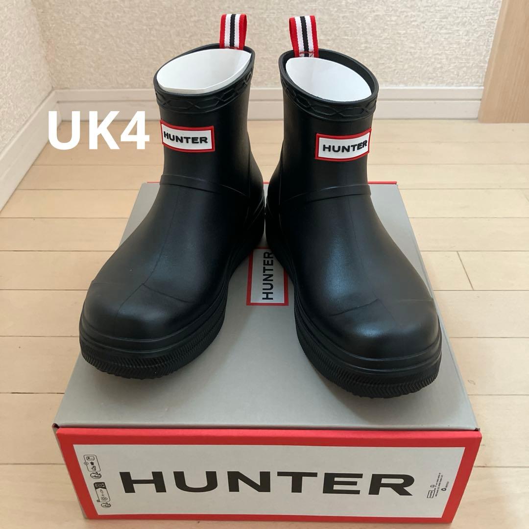 ［国内正規品］ハンター　レインブーツ　ショートタイプ　ブラック