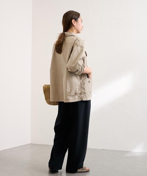 25SS FRAMeWORK ミリタリーショートブルゾン Fサイズ 日本製