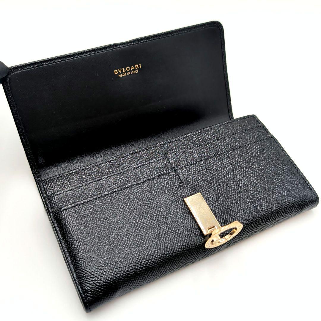 BVLGARI ビーゼロワン ブルガリマン 長財布 ロゴクリップ 現行モデル 黒