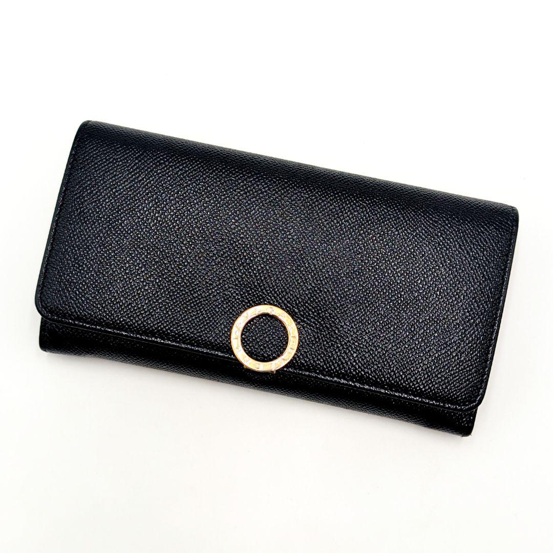 BVLGARI ビーゼロワン ブルガリマン 長財布 ロゴクリップ 現行モデル 黒