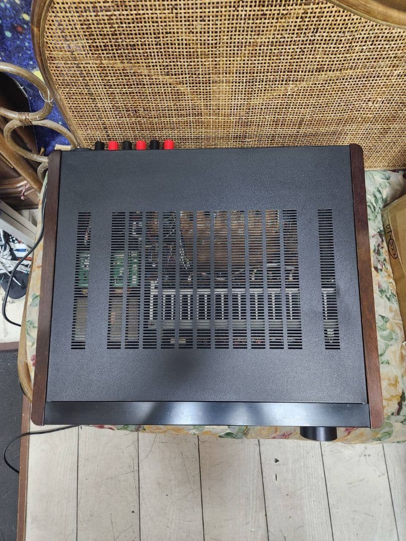 新品同様超美品！フルレストア山水高級オーディオアンプAU-V7000&リモコン付