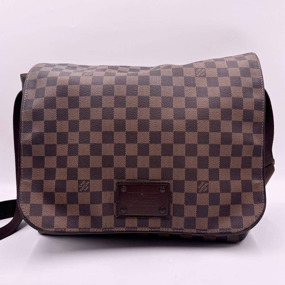 ルイヴィトン ダミエエベヌ ブルックリンMM ショルダーバッグ N51211