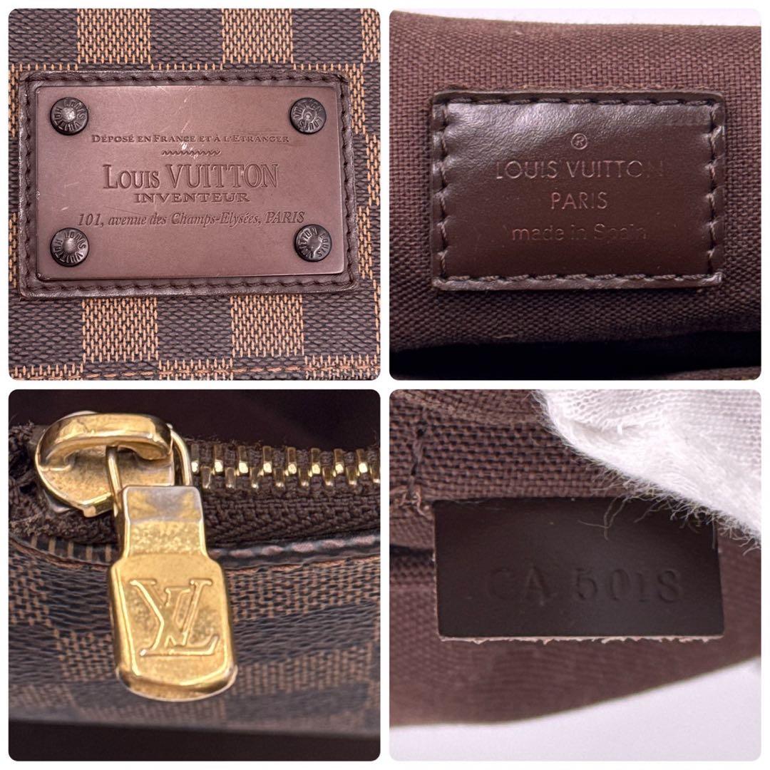 ルイヴィトン ダミエエベヌ ブルックリンMM ショルダーバッグ N51211