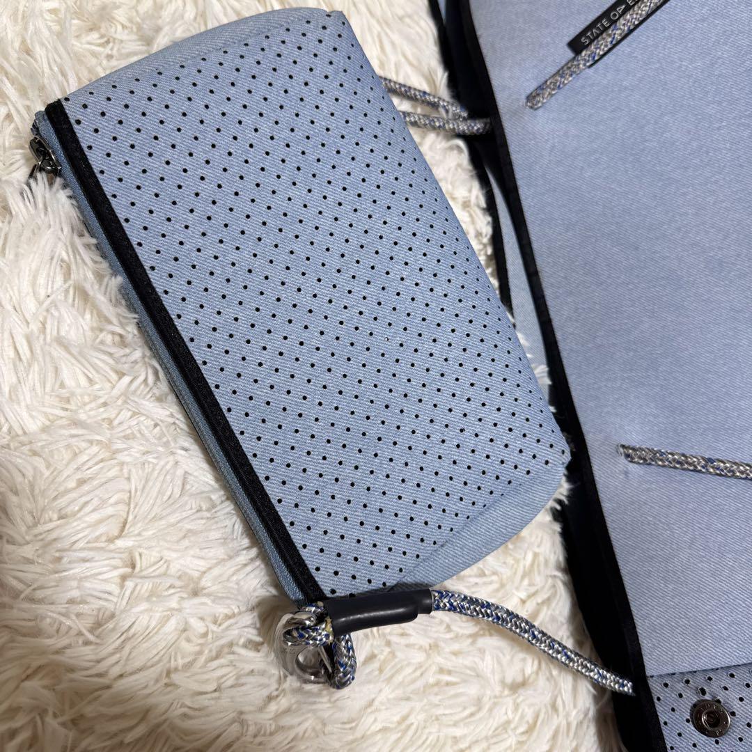 大人気！ 希少✨ ステイトオブエスケープ ガイズトート フェードデニム 大容量