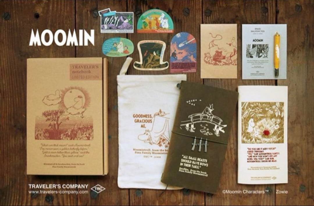 【新品未開封】トラベラーズノート 限定 セット MOOMIN ムーミン一家