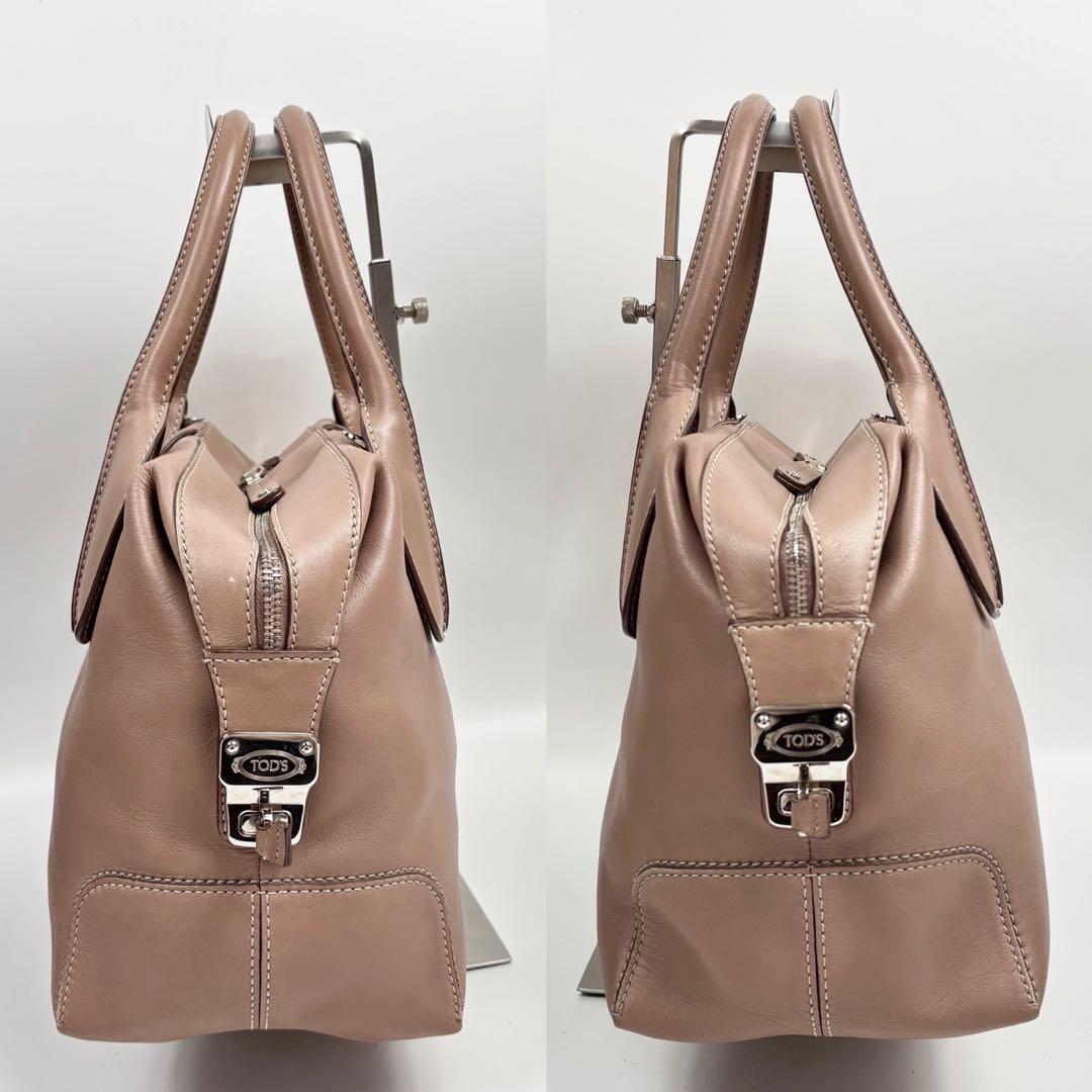 美品　トッズ　TOD'S Dスタイリングバッグ　ベージュ