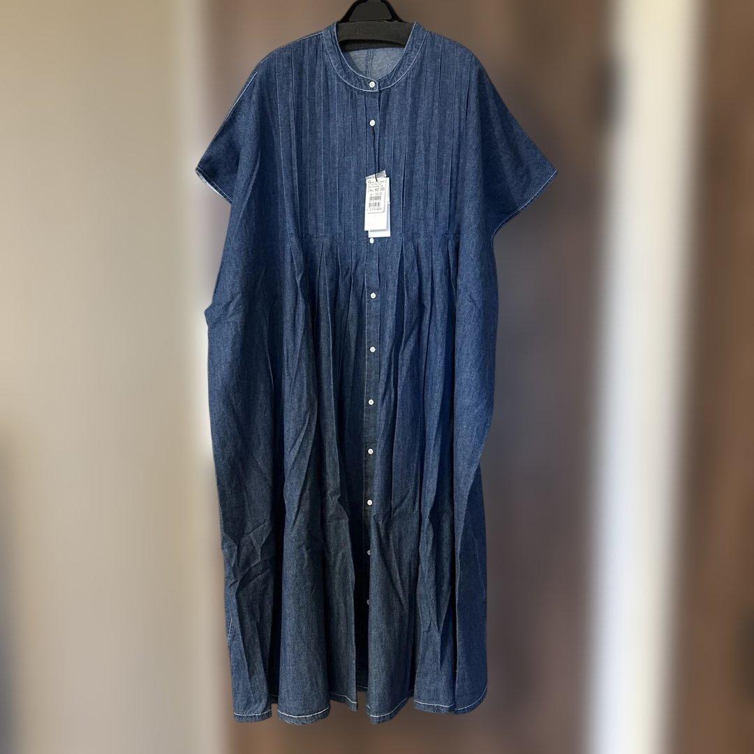 新品　ヤマダヤ　スコットクラブ購入　vin デニム　ワンピース　ビッグシルエット