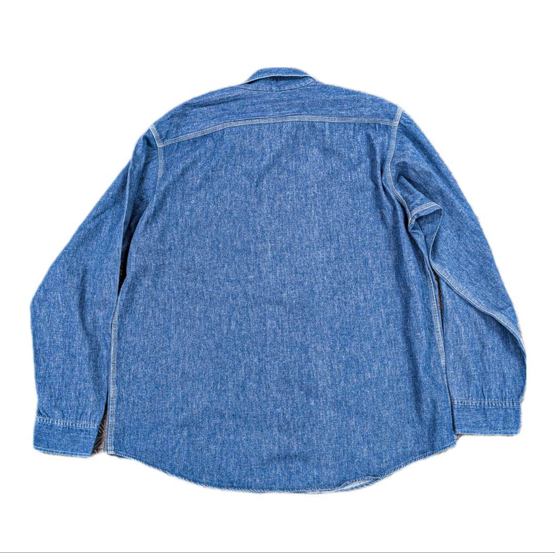旧タグ SUGAR CANE シャンブレー デニムシャツ