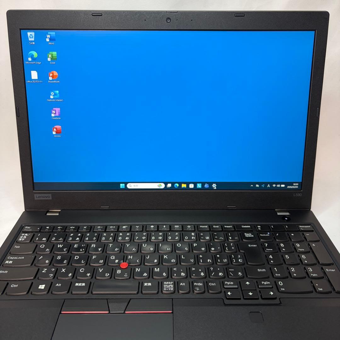美品 ThinkPad L590 Core i5 8GB 256GB フルHD