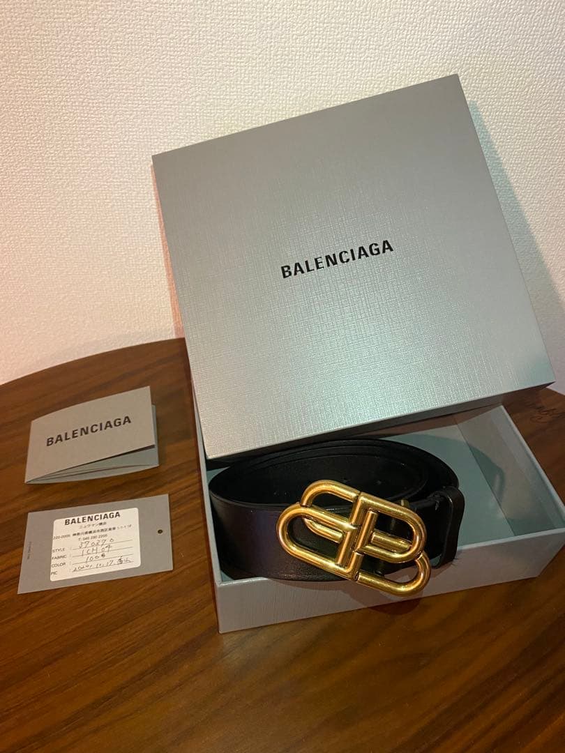toku　BALENCIAGA ブラック ベルト
