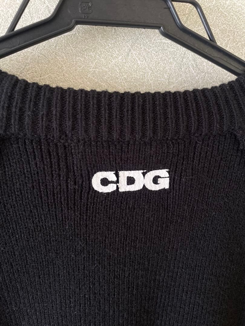 CDG OUTSIDE SEAM LONG BACK PULLOVER サイズL