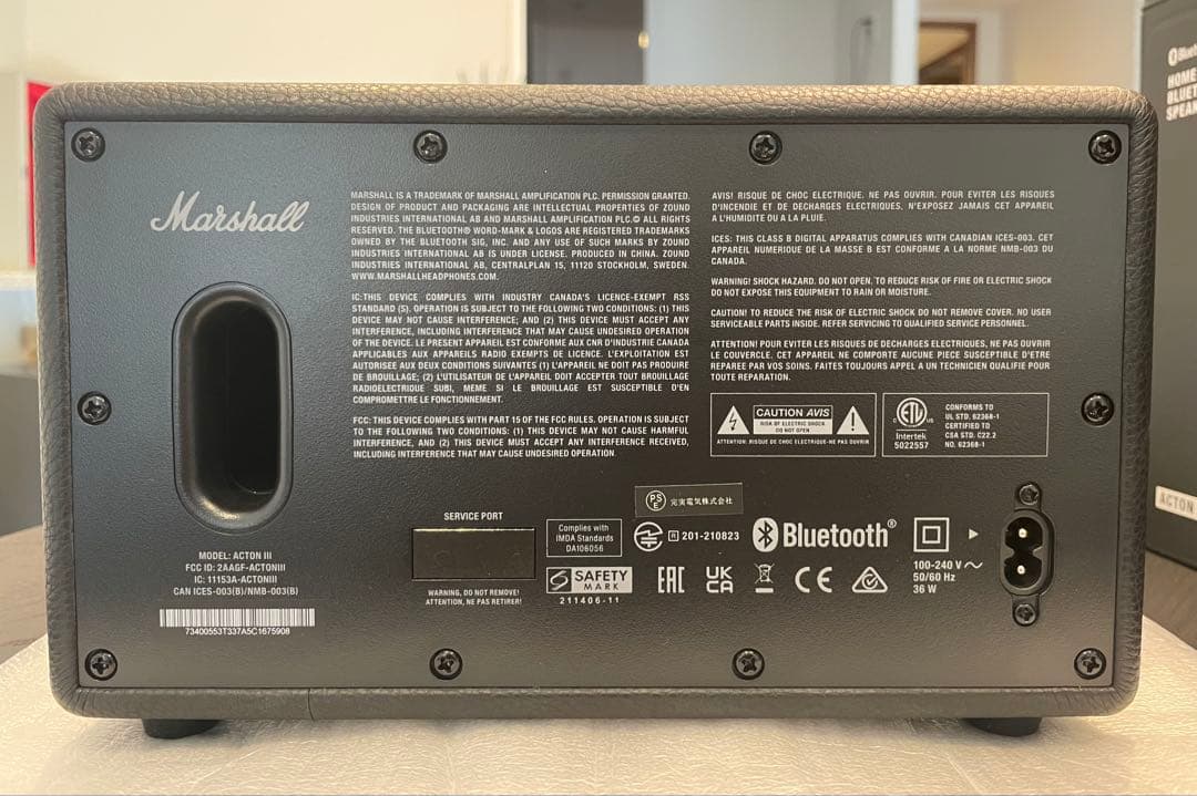 Marshall ACTON III ブラック 国内正規品