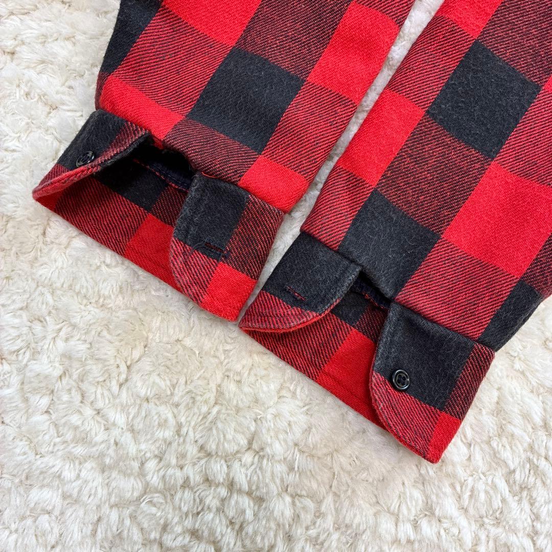 70-80s USA製FIVE BROTHERキルティングネルシャツM 三角タグ