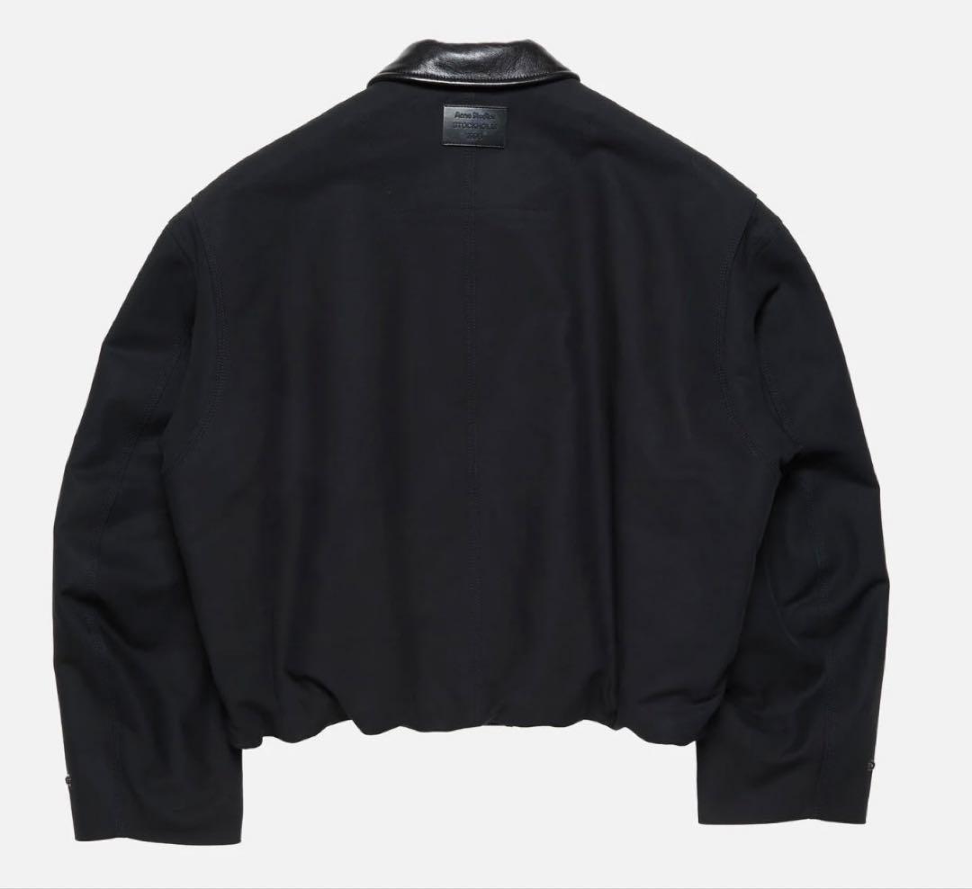 Acne Studious ボンバーパデッドジャケット 新色ブラック44
