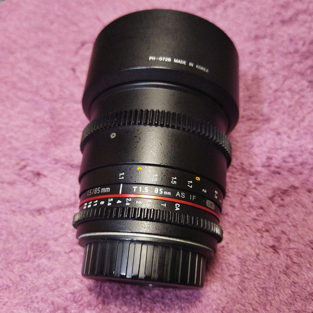ROKINON キャノンマウント　85mm F1.4 cinema用