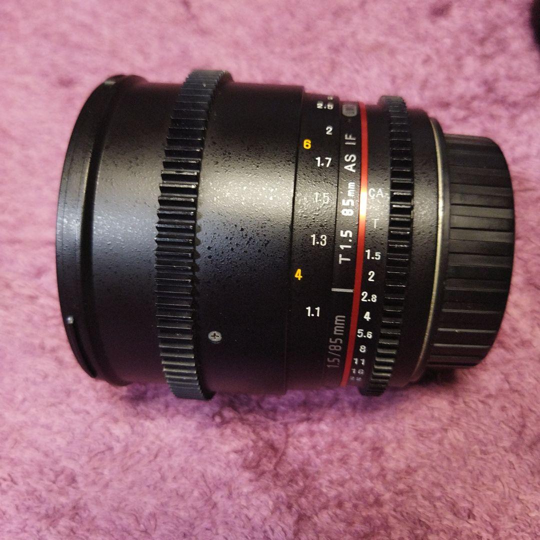 ROKINON キャノンマウント　85mm F1.4 cinema用