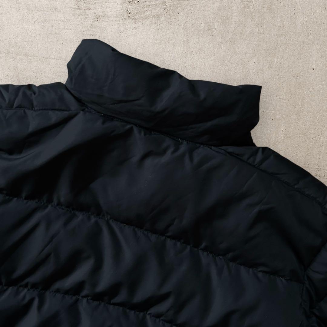 古着Colombiaコロンビア中綿ダウンジャケットドローコード刺繍ロゴ短丈テック