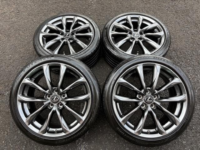 美品！レクサス RC 後期 Fスポーツ純正 19インチ IS、流用などに