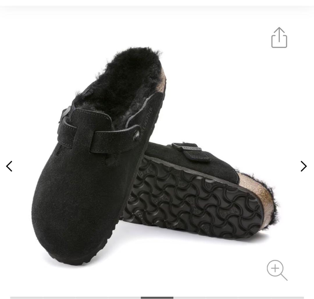 Birkenstock Boston Shearling ブラック 38