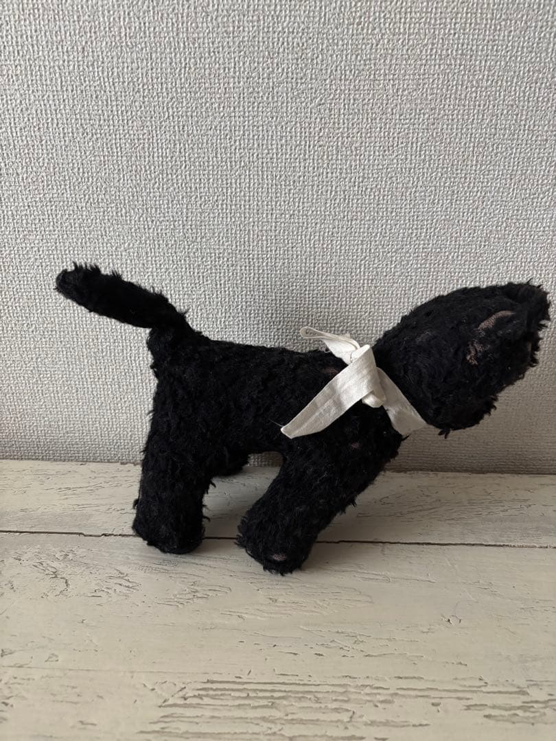 フランスアンティーク 黒猫 ぬいぐるみ ねこ くま テディベア