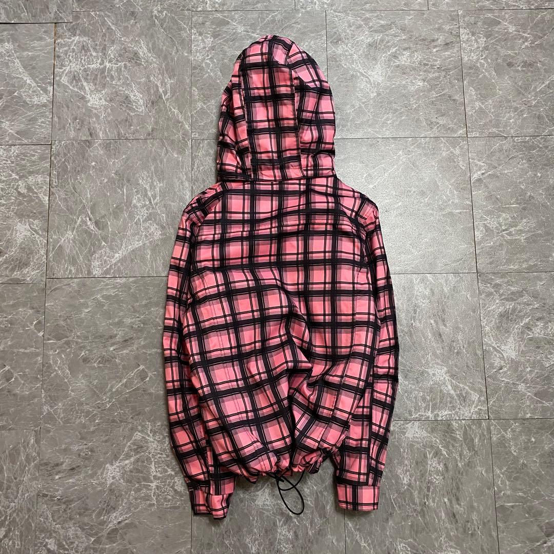 90s archive 短丈 shell jacket y2k テック チェック