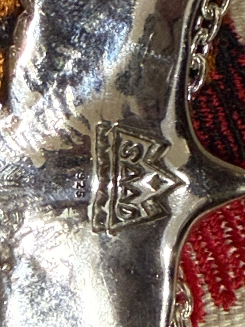 SAAD イーグルネックレス 925シルバー コロコロ