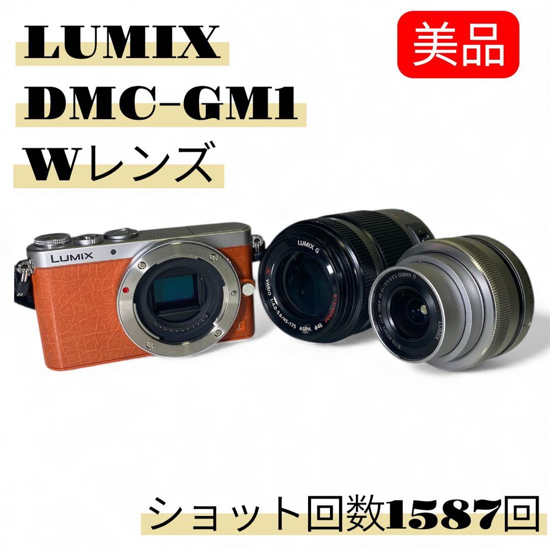 美品✨ Panasonic LUMIX　DMC-GM1 Wレンズ　ミラーレス