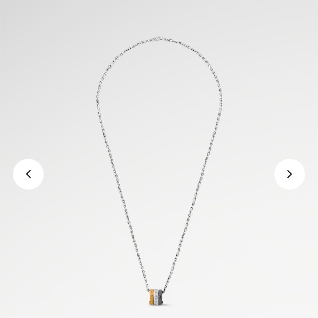 【ふうら】ルイヴィトン ネックレス ペンダント モノグラム ボールド 3連