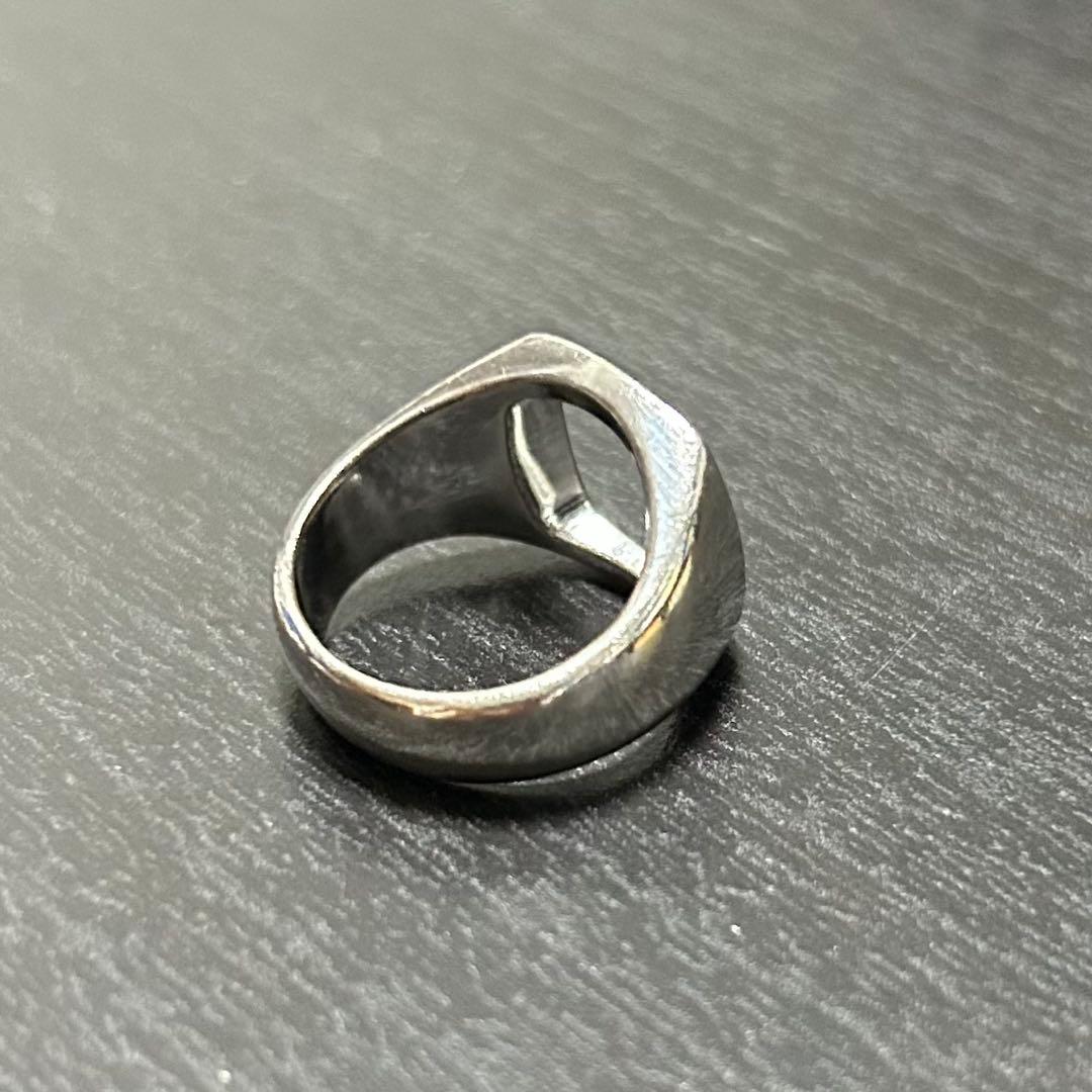 【最安値】トムウッド　クッションオープンリング　シグネットリング　14号