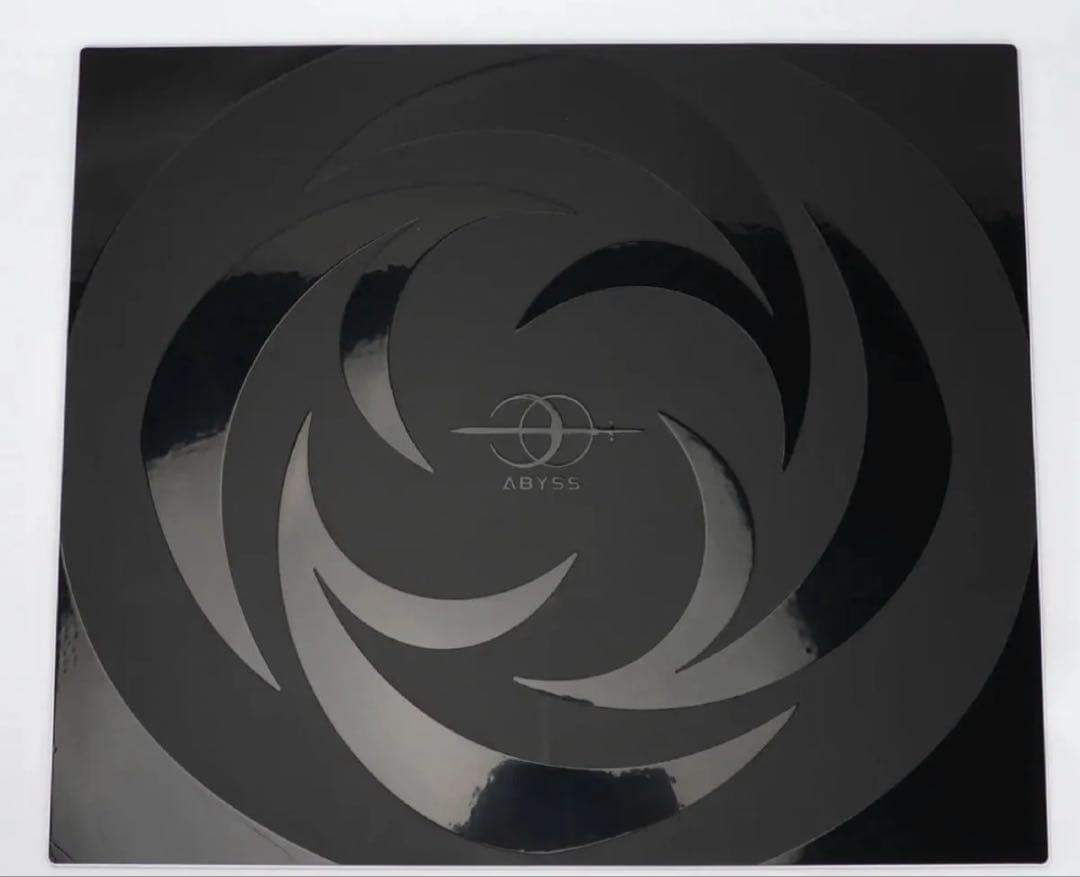 AbyssGaming 紅玉 ガラス製マウスパッド