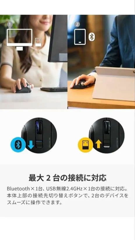 ELECOM　エレコム　トラックボールマウス