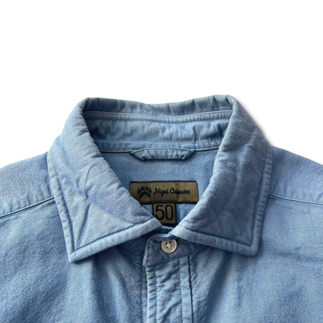 良品 Nigel Cabourn ブリティッシュ オフィサーズ シャツ 50