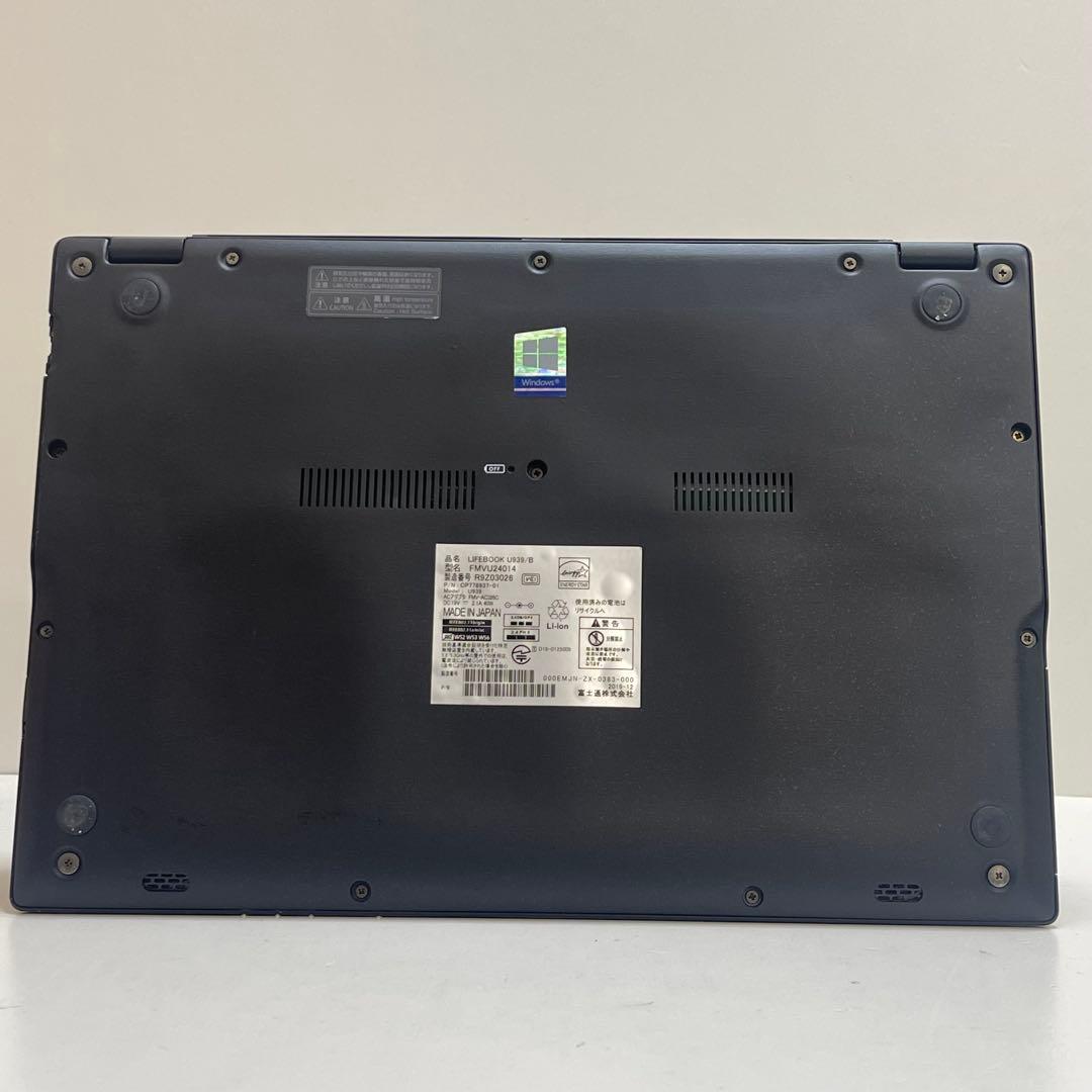 #424 富士通 LIFEBOOK U939/B i5-8365U 8G LTE