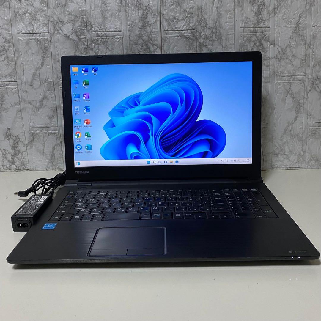 TOSHIBAノート PC HDD500GB/8GB Windows11Pro