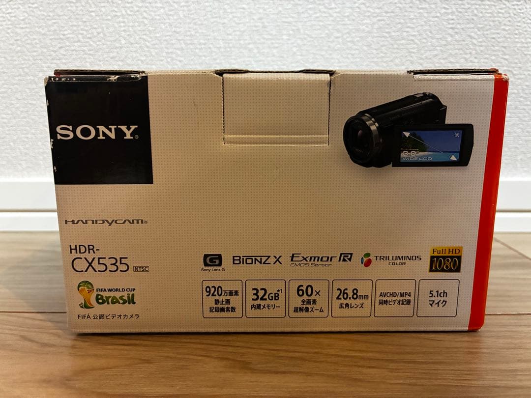 SONY ビデオカメラ　HDR-CX535 ホワイト