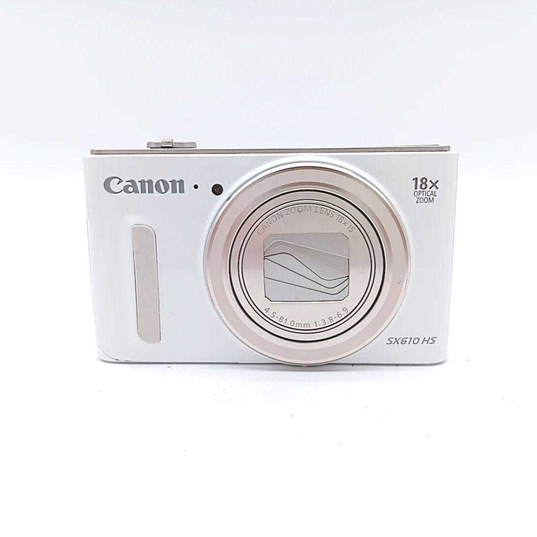 美品 Canon PowerShot SX610HS ホワイト Wi-Fi