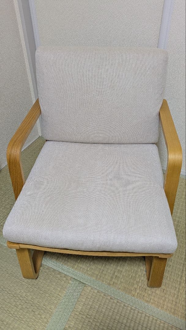 無印良品　リビングでもダイニングでもつかえるソファチェア②