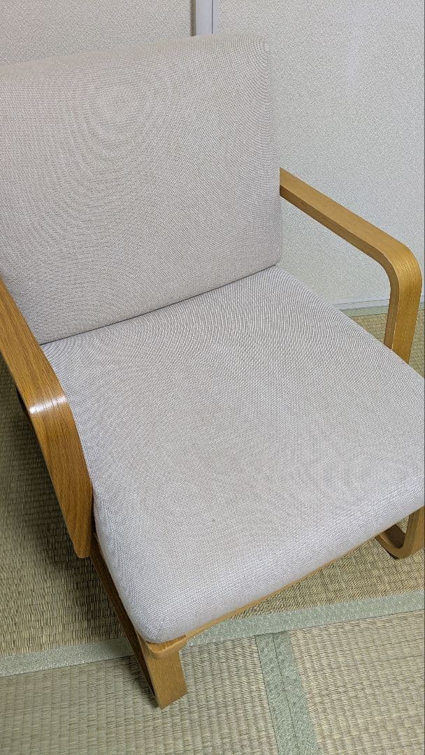 無印良品　リビングでもダイニングでもつかえるソファチェア②