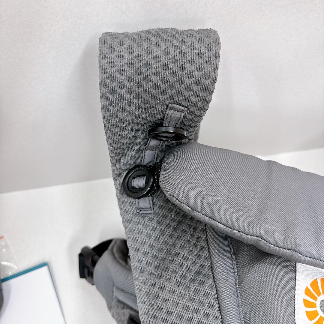 【美品】エルゴベビー オムニブリーズ ソフトフレックス グラファイトグレー