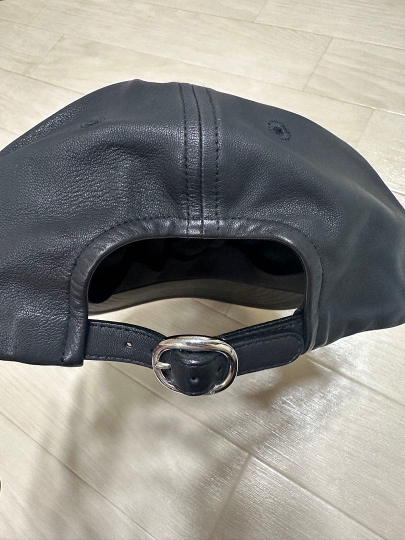 【美品】KIJIMA TAKAYUKI LAMB SKIN 6PANEL CAP