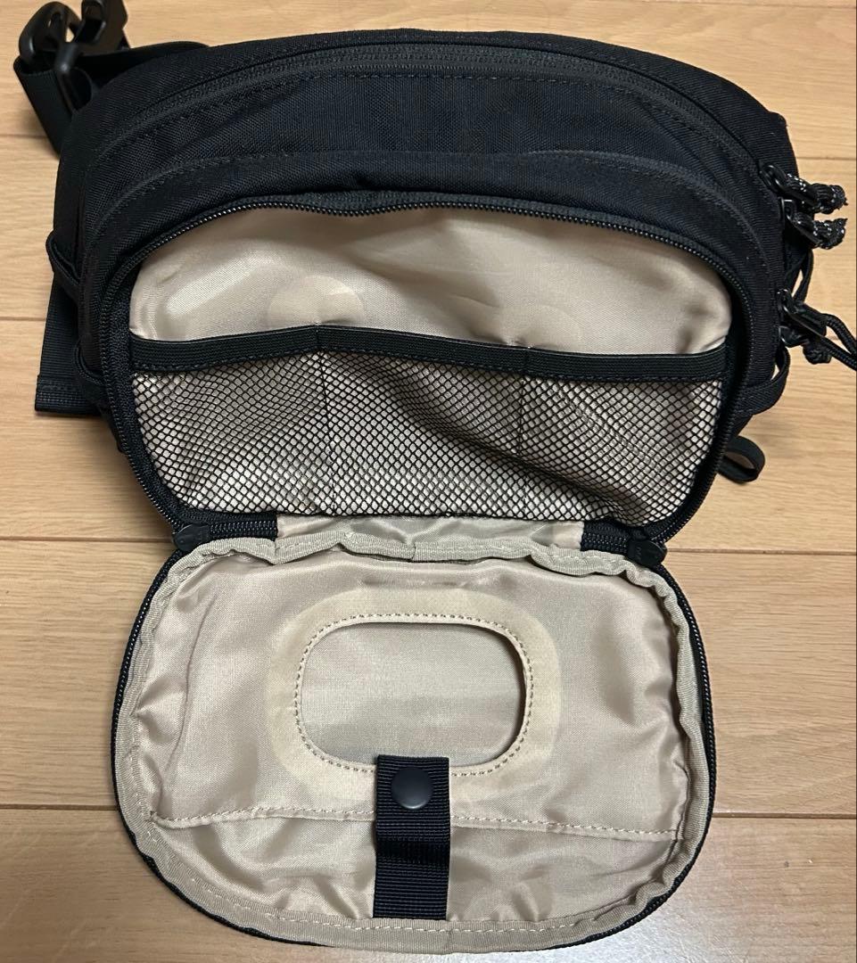 Hugoo ヒップシート用ブラックポーチ