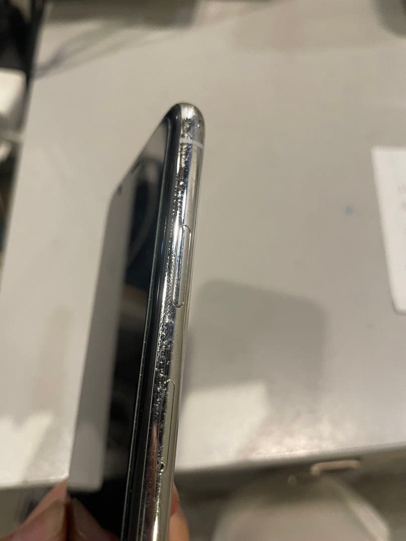 Apple iPhone X シルバー ×ホワイト本体