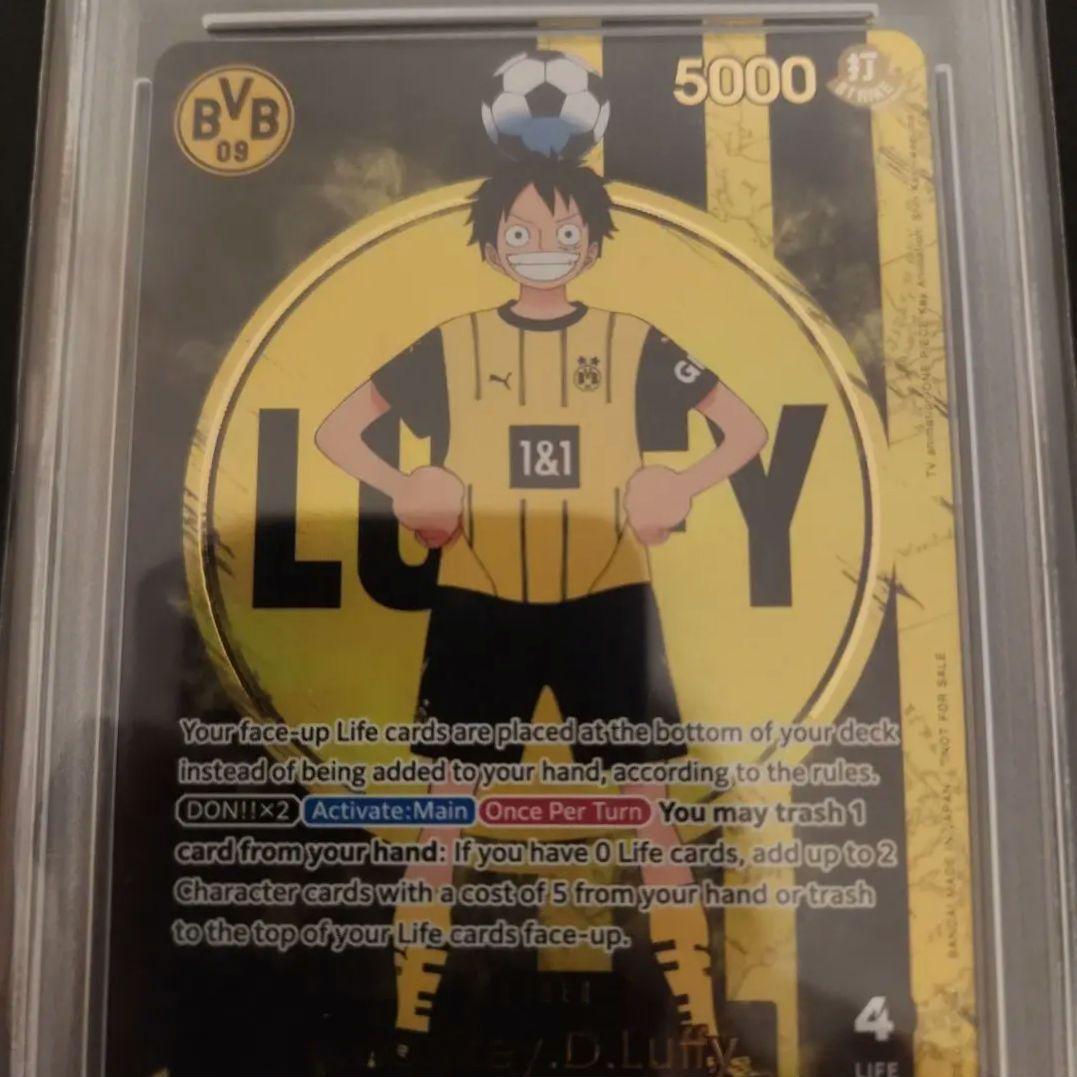 ONE PIECE カード　ドルトムント ルフィ　PSA10