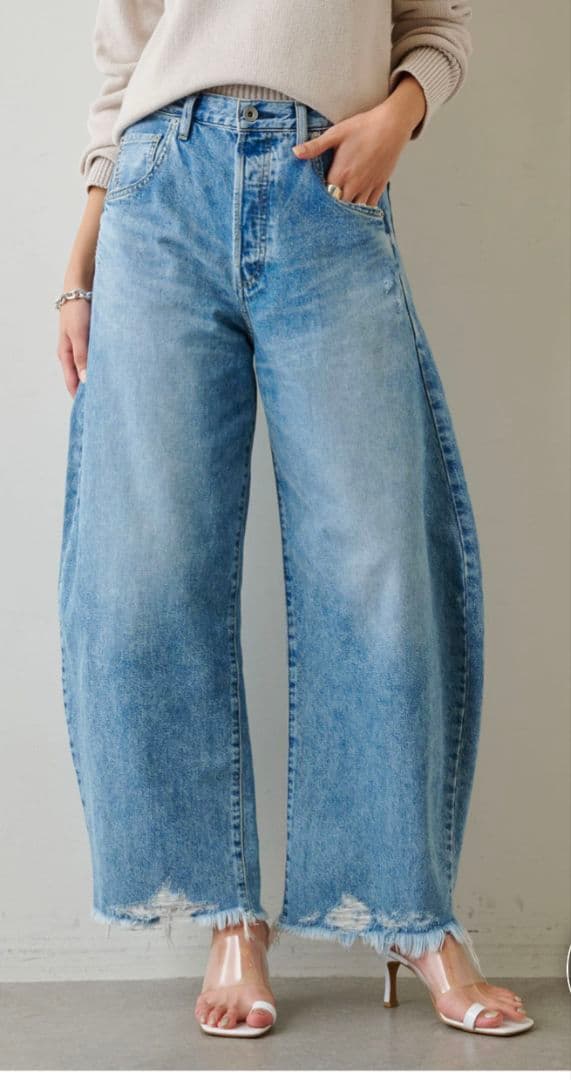 【1/20までの価格】Whim Gazette ラインカーブDENIM