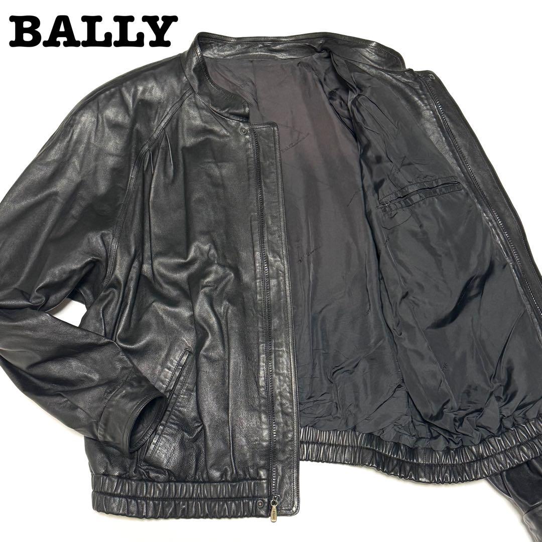 BALLY イタリア製 ヴィンテージ レザージャケット 実寸XL 相当 ブルゾン