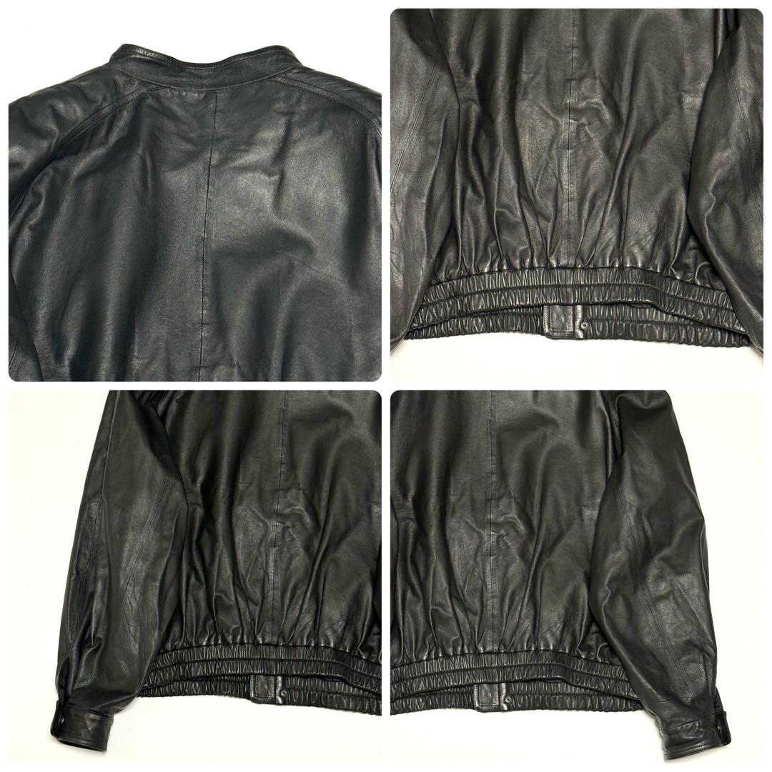 BALLY イタリア製 ヴィンテージ レザージャケット 実寸XL 相当 ブルゾン
