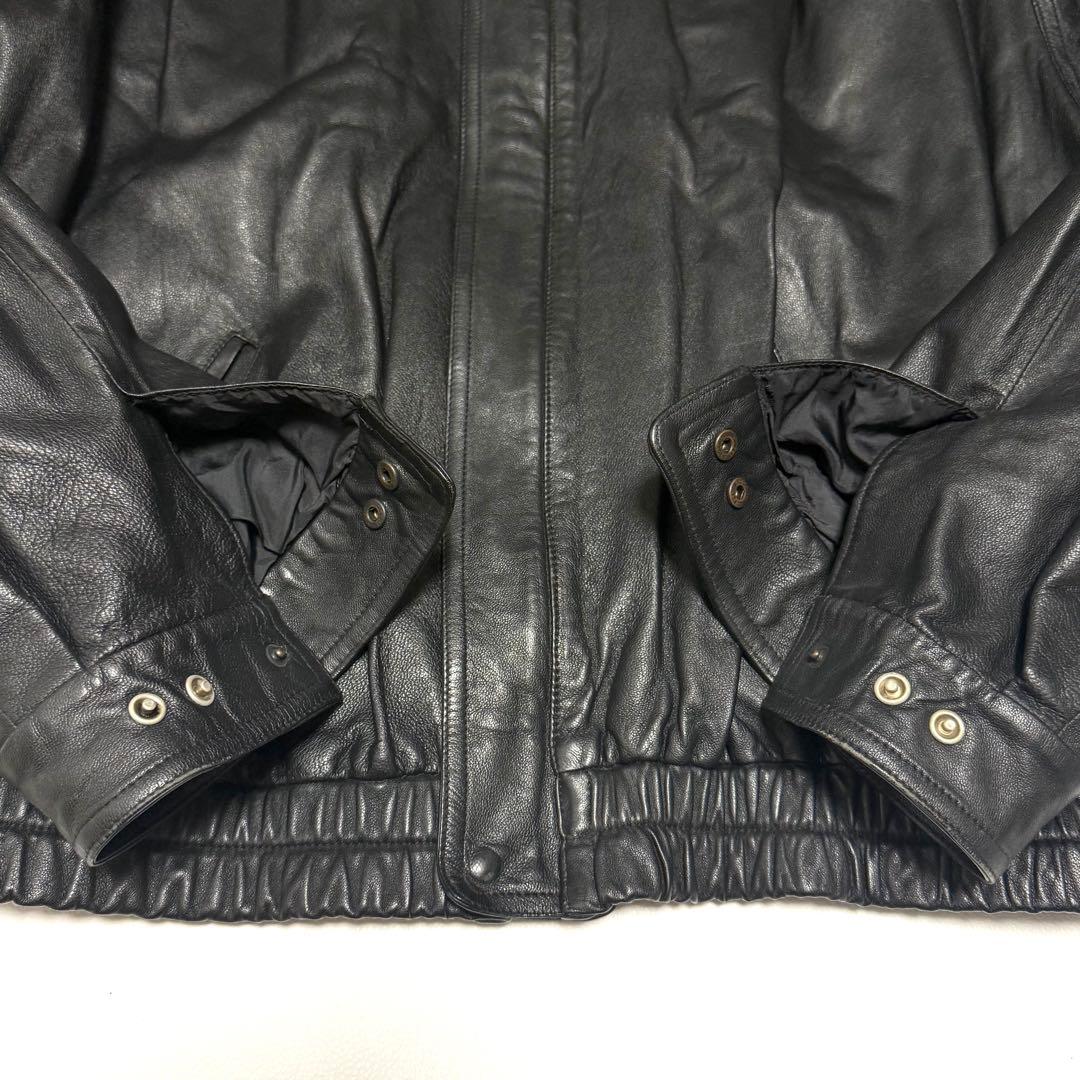 BALLY イタリア製 ヴィンテージ レザージャケット 実寸XL 相当 ブルゾン