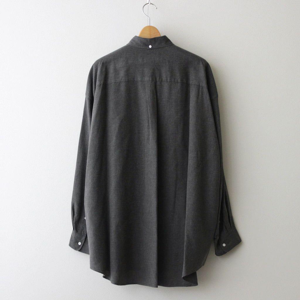 トップス Linen Cupro L/S Oversized B.D Shirt