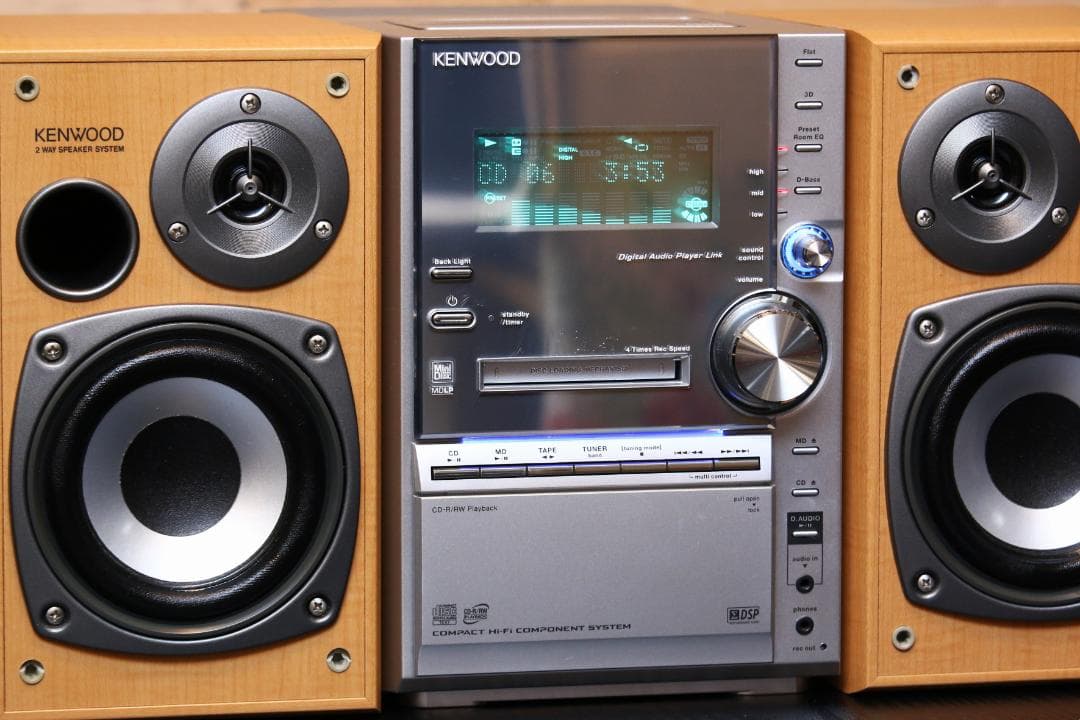 KENWOOD SV3MD CD/MD/TUNER/TAPE ミニコンポ 極美品