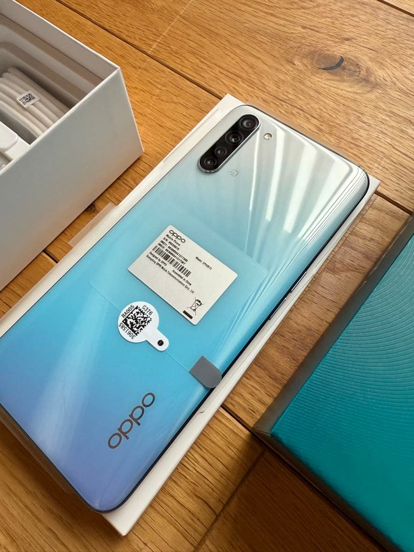 【美品】OPPO Reno3 A グラデーションブルー 本体＋付属品